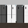 Modern refrigerator 3d model