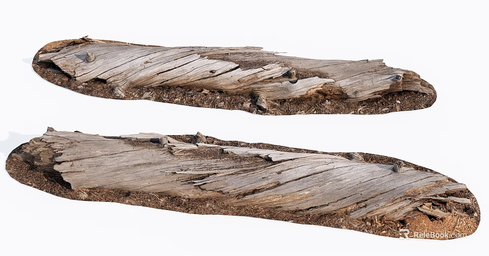 Weathered Stone Wood Planks Showcasing Natural Texture And Rustic Beauty 3d model 