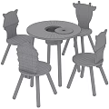 Modern Children's Tables and Chairs 3d model