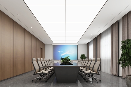 Modern Meeting Room Small Meeting Room 3d model