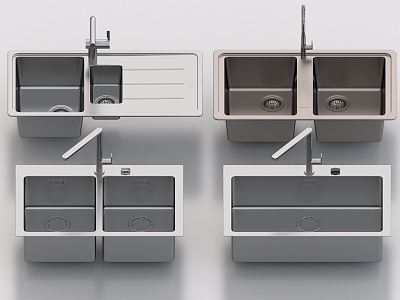 Sink stainless steel sink model