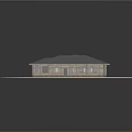 Spacious Detached Villa With Gray Roof Wooden Exterior Green Lawn And Pathway Design