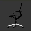 Ergonomic Black Mesh Office Chair With Armrests And Five Star Base Wheels
