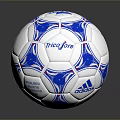 Adidas Neo Pro Soccer Ball With White And Blue Pattern Design