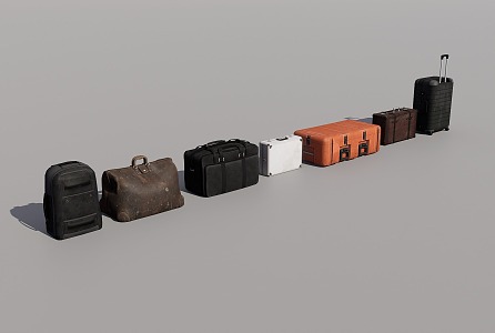 Backpack Box 3d model