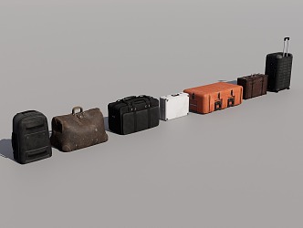 Backpack Box 3d model