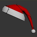 Modern Hat Christmas Hat Cartoon Christmas Hat 3d model