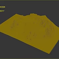 Rocky Mountain Desert Landscape With Sandy Terrain And Natural Rock Textures