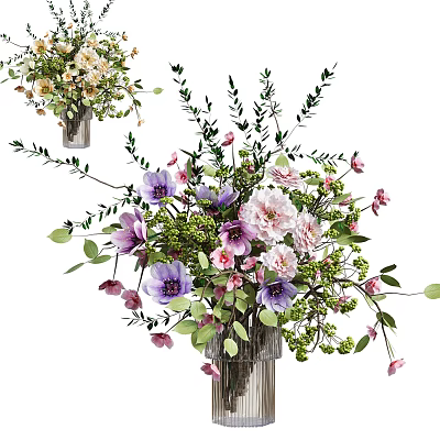 Modern Vase Vase Flower Ornaments 3d model