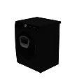 Black Refrigerator Freezer With Modern Sleek Design For Home Kitchen Use