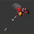 Mech Warrior Mech Soldier Machine Battlearm Mechanical Battlearm Machine Fighter Robot 3d model