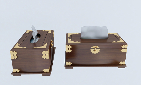 New Chinese Tissue Box 3d model