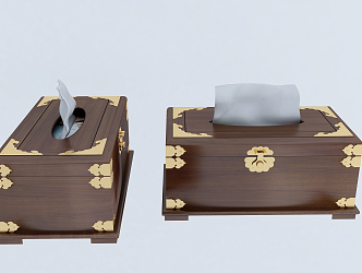 New Chinese Tissue Box 3d model