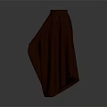 Comfortable Brown Flowy Long Skirt With Soft Fabric For Women Fashion