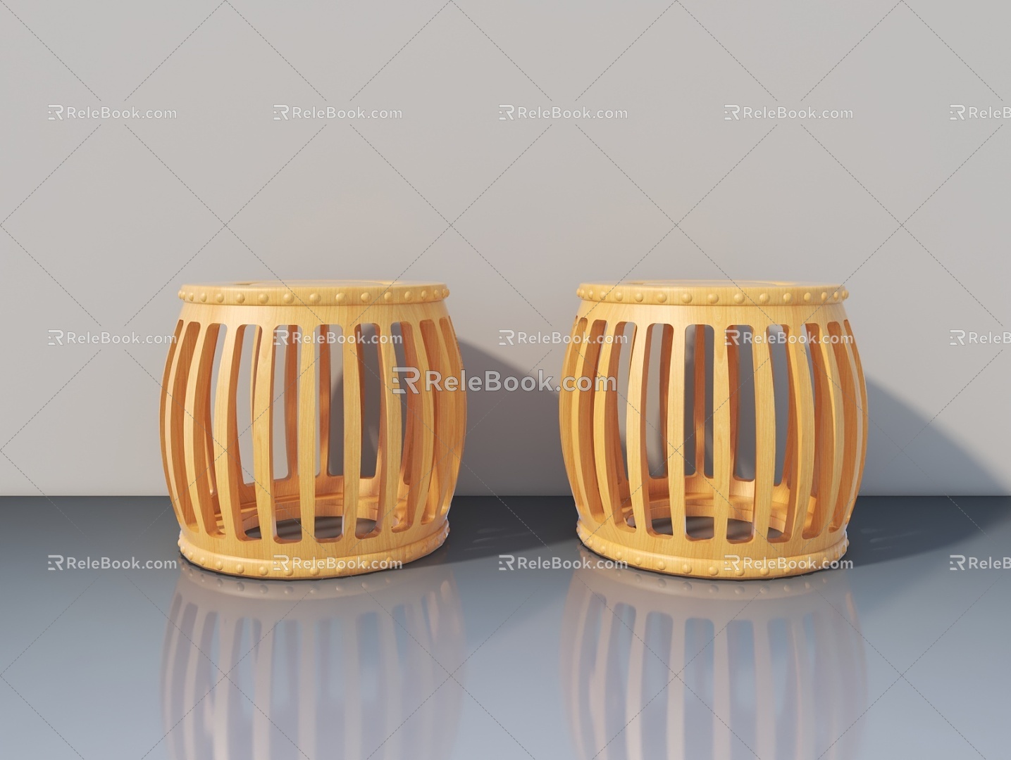 Stool seat 3d model