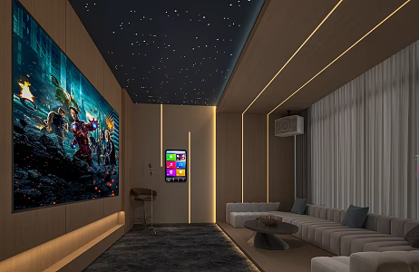 AV Room 3d model