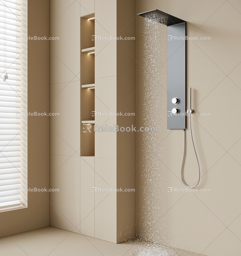 Shower Shower Niche Shower suit 3d model