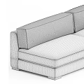 Sofa Apartment sofa not sofa corner sofa L-shaped sofa 3d model