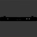 Black RTHA Handheld Gaming Console With Sleek Design And Joysticks Buttons