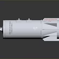 Military Missile Component With Metallic Casing And Guidance System