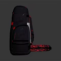 Wildcraft Navy Blue Backpack With Red Accents And Functional Design