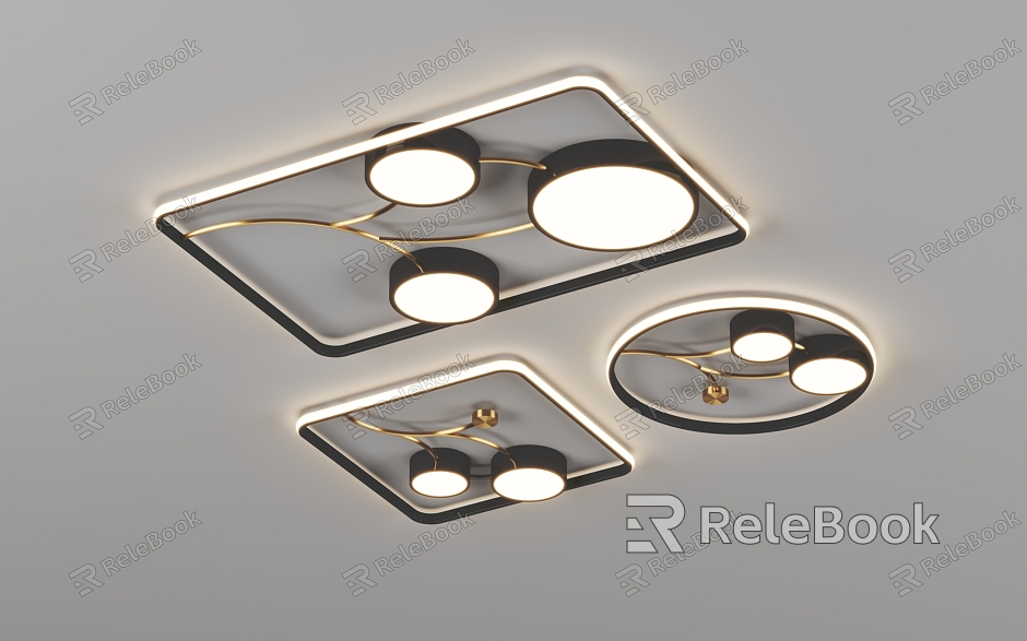 Creative ceiling lamp combination lamp model