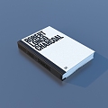 Books, notebooks, famous novels, magazines, books and periodicals 3d model