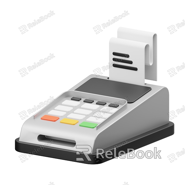 Card machine pos machine small ticket machine cartoon card machine model