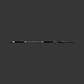 Traditional Decorative Swords with Golden Accents Gemstone Inlays and Sharp Blades