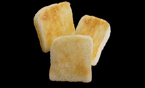 Bread Toast Food Baking 3d model