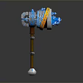 Cold weapons Sword Axe Hook Fork Spear Trident Melee Weapon Military 3d model