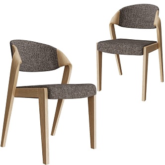 Modern Tiksha Single Chair Single Chair 3d model