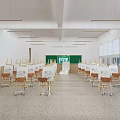Modern Classroom Calligraphy Classroom Art Classroom General Labor Technology Classroom Away 3d model