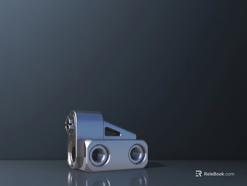 Modern Metal Display Shelf With Sleek Structure And Multiple Storage Tiers 3d model