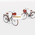 Modern Old Bicycle 3d model
