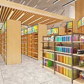 Deli Stationery Store Front With Display Windows And Shelves Full Of Products