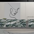 Modern Cashier Reception Desk Company Reception Desk Enquiry Desk 3d model