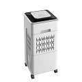 White Portable Household Electrical Appliance Air Conditioner With Digital Display And Wheels