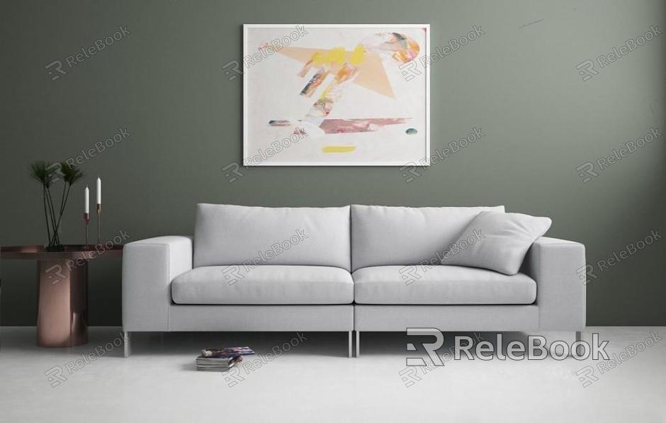 Double sofa model