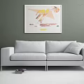 Double sofa 3d model