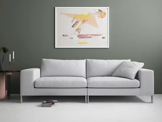 Double sofa 3d model