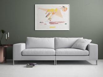 Double sofa 3d model