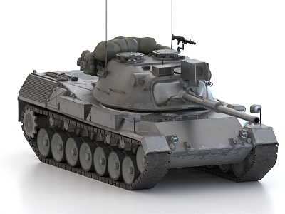 German Tank Leopard 1 Main Battle Tank 3d model