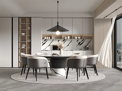 Modern Restaurant 3d model