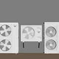 Air conditioner External unit Central air conditioner 3d model