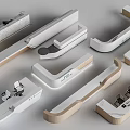 Modern Stylish Bar Counter Designs With Wooden White Structures And Various Shapes