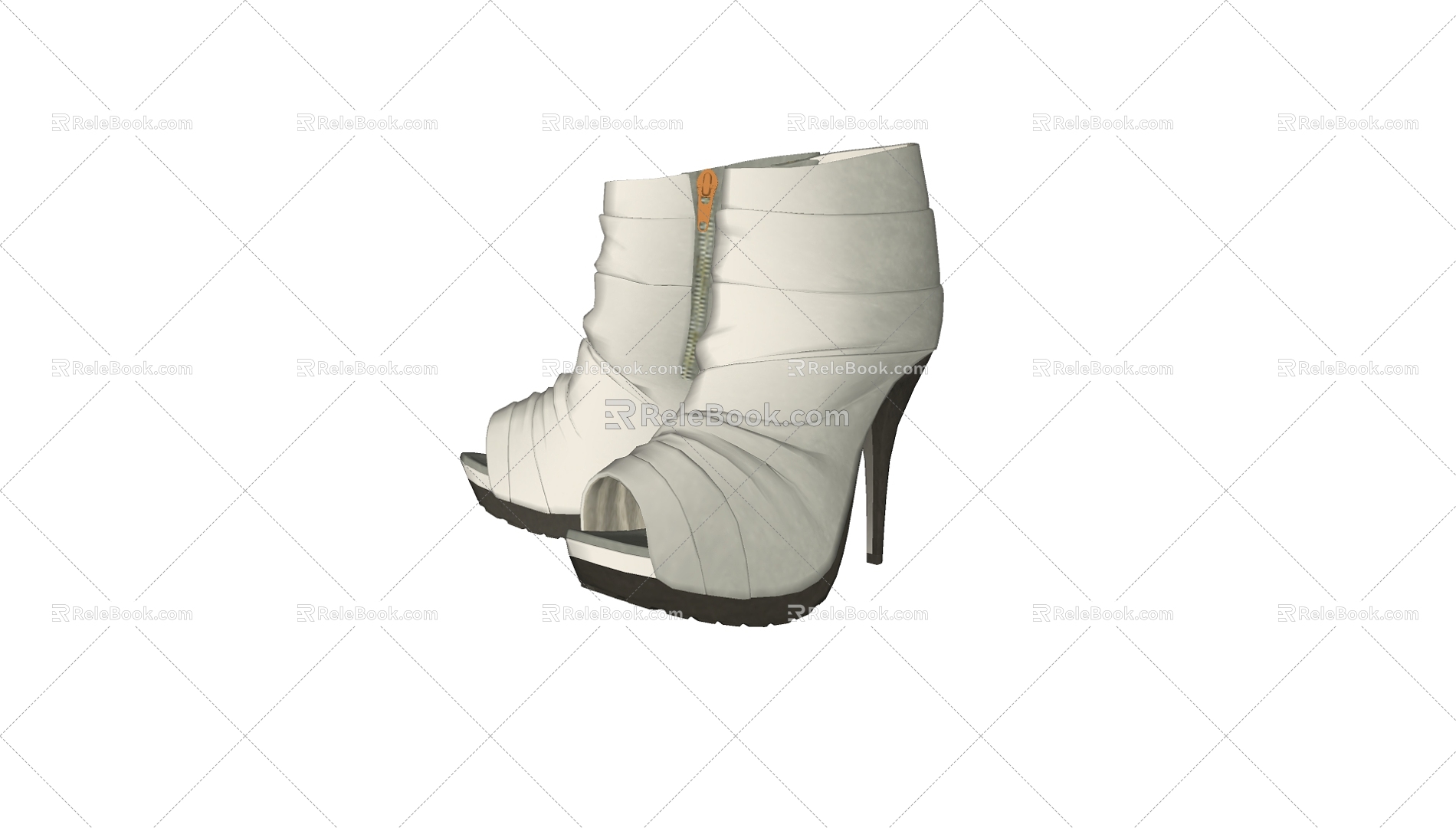 High-heeled shoes 3d model