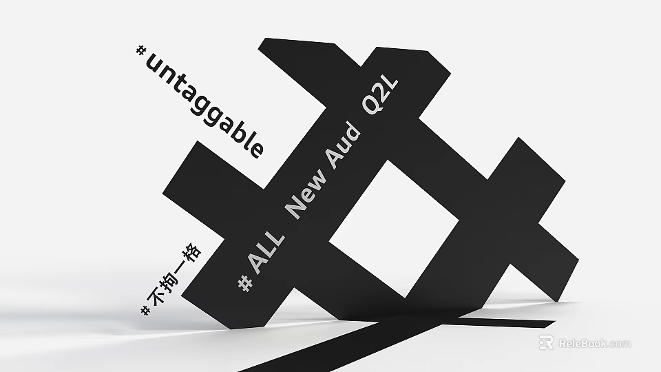 Untaggable ALL New Aud Q21 Group Photo Check In Spot With Unique Style 3d model 