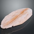 Elegant Decorative Wooden Stone Slab With Smooth Surface And Natural Texture 3d model