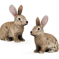 Two Lifelike Reptile Sculptures With Detailed Texture And Natural Posture